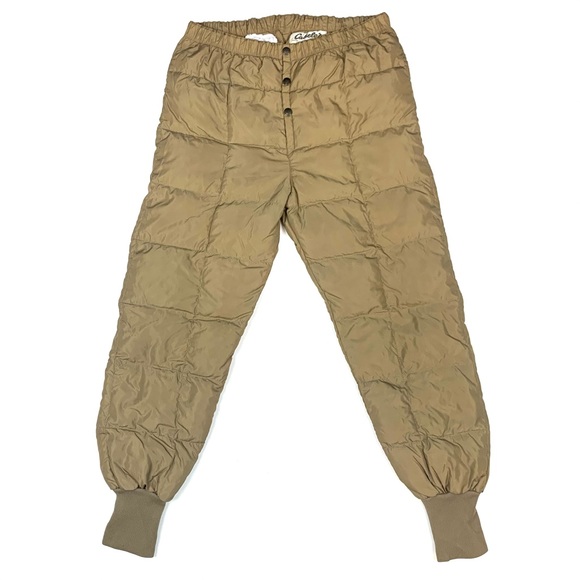 Cabela's Other - Cabela’s Sz M Duck Down Insulated Cuffed Puffer Pants Base Layer Hunting Vtg